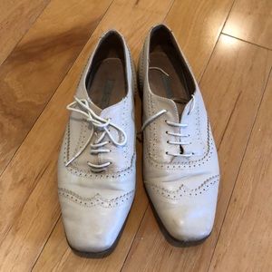 UTERQUE  leather Oxford shoes